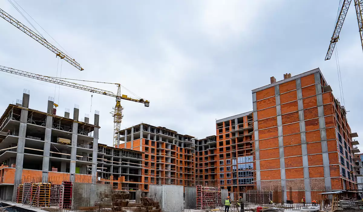 Стан будівництва житлового району Manhattan UP на 30.01.2023