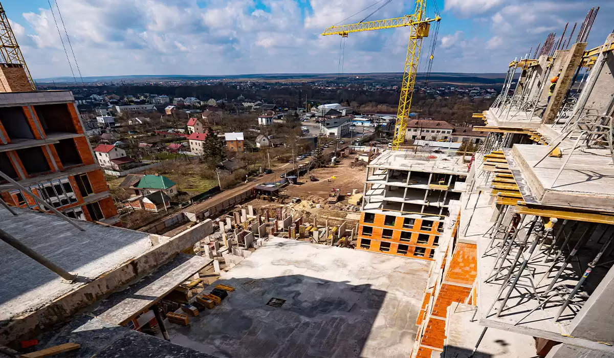 Стан будівництва житлового району Manhattan UP на 22.03.2023