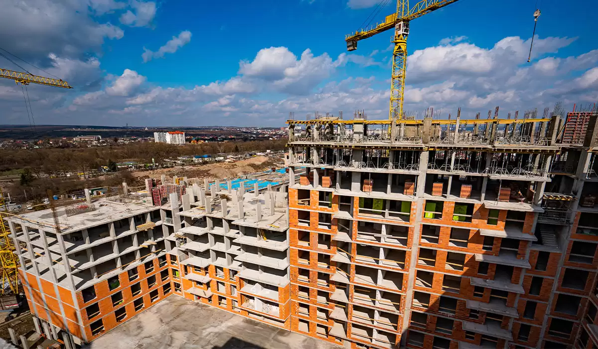 Стан будівництва житлового району Manhattan UP на 22.03.2023