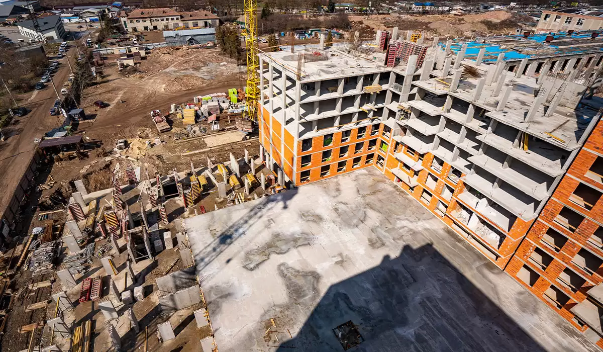 Стан будівництва житлового району Manhattan UP на 22.03.2023