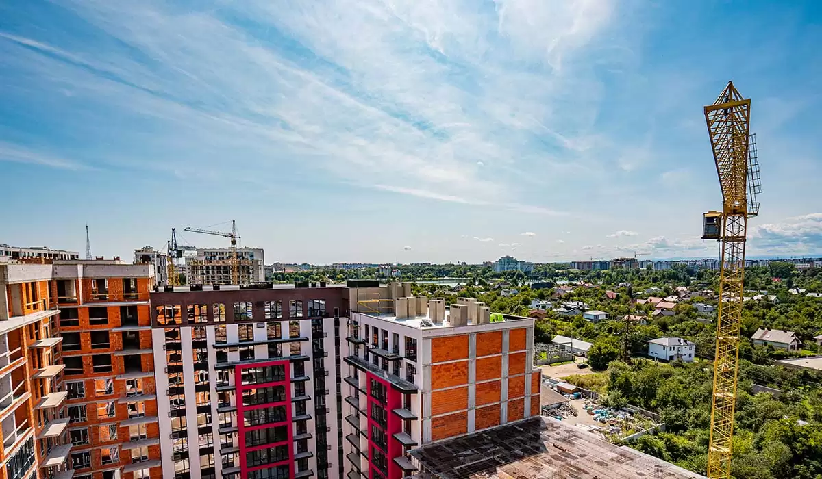 Стан будівництва житлового району Manhattan UP на 08.08.2023