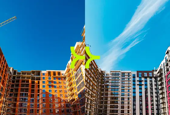 Динаміка будівництва житлового району «Manhattan UP»: лютий – липень 2024 🏗