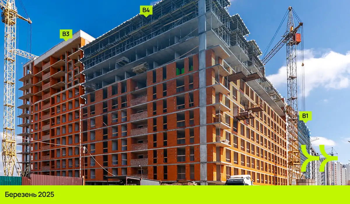 Динаміка будівництва ЖК Manhattan UP: листопад 2024 – березень 2025