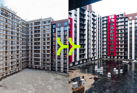 Динаміка будівництва ЖК Manhattan UP: липень 2025 – грудень 2025