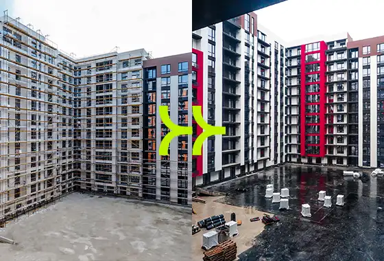 Динаміка будівництва ЖК Manhattan UP: липень 2025 – грудень 2025